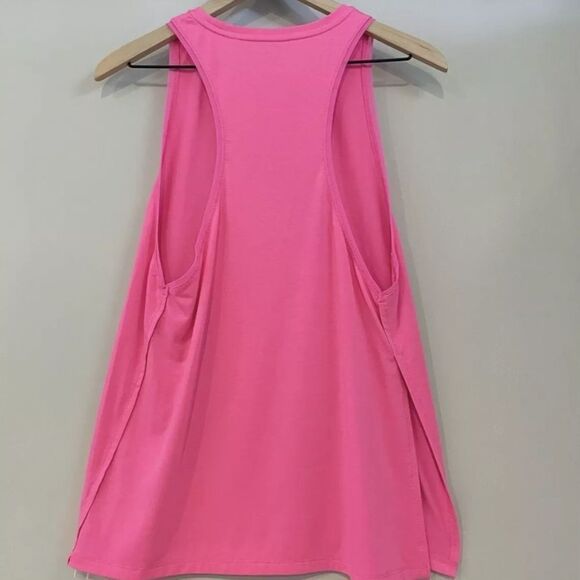 Athleta Neon Pink Essence Side Slit Tank Top - Picture 6 of 8